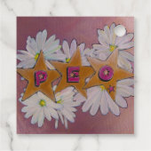 P.E.O. Sisterhood Bedankjes Labels (Achterkant)