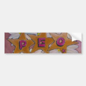 P.E.O. Sisterhood Bumpersticker (Voorkant)