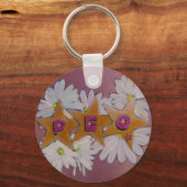 P.E.O. Sisterhood Sleutelhanger (Voorkant)