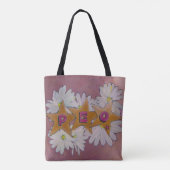 P.E.O. Sisterhood Tote Bag (Achterkant)