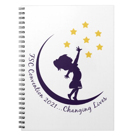 P.E.O. Statenconventie van Florida Logo Notitieboek (Voorkant)