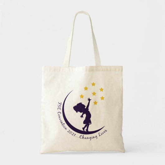 P.E.O. Statenconventie van Florida Logo Tote Bag (Voorkant)