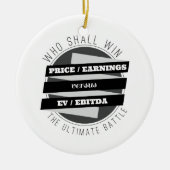 P/E-ratio versus EV/EBITDA-ratio Keramisch Ornament (Voorkant)