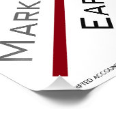 "P/E-verhouding" Poster (Hoek)