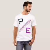 "P/E-verhouding" T-shirt (Voorkant volledig)