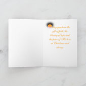 P, eace, op aarde, Welwillendheid aan man Feestdagen Kaart (Binnen)