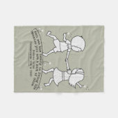 p fleece deken (Voorkant (Horizontaal))