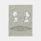 p fleece deken (Voorkant)