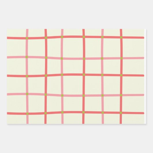 P+G Checkerboard Inpakpapier Vel (Voorkant 2)