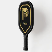 P Gold Initiaal Pickleball Paddle (Links)