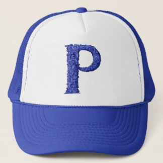 P - Het Falck Alfabet (blauw) Trucker Pet
