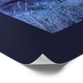 P Hieronder in Indigo Poster (Hoek)