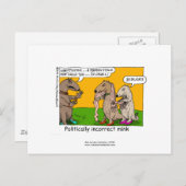 P.I. Mink (Human Stole) Cartoon op Briefkaart (Voorkant / Achterkant)