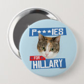P***IES VOOR HILLARY RONDE BUTTON 4,0 CM (Voorkant /achterkant)
