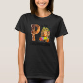 P Is For Paraprofessional Leopard Pumpkin Fall Tha T-shirt (Voorkant)