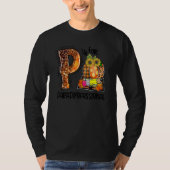 P Is For Paraprofessional Leopard Pumpkin Fall Tha T-shirt (Voorkant)