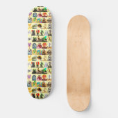 P is for Phoenix Together on Yellow  Persoonlijk Skateboard (Voorkant)