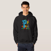 P Is For Preschool Groovy Back To School Teacher K Hoodie (Voorkant volledig)