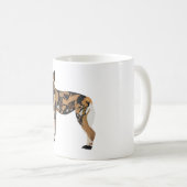 P is voor gepekelde hond koffiemok (Voorkant rechts)