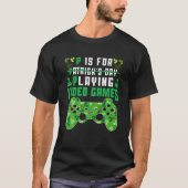 P is voor het afspelen van videospellen waarop pat t-shirt (Voorkant)
