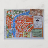 P is voor het briefkaart van Praag (Voorkant)