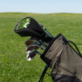 P is voor het spelen van games gamer gaming St Pat Golfheadcover (Insitu)