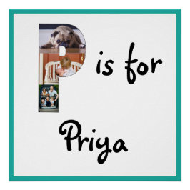 P is voor Naam Poster