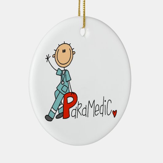 P is voor Paramedic Keramisch Ornament (Rechts)