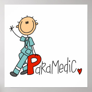 P is voor Paramedic Poster