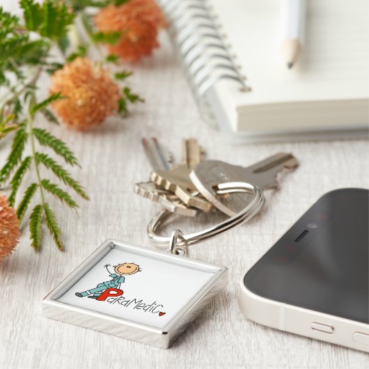 P is voor Paramedic Sleutelhanger (Zijkant)