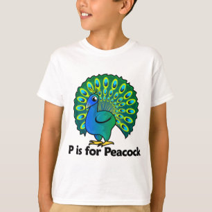 P is voor Peacock T-shirt