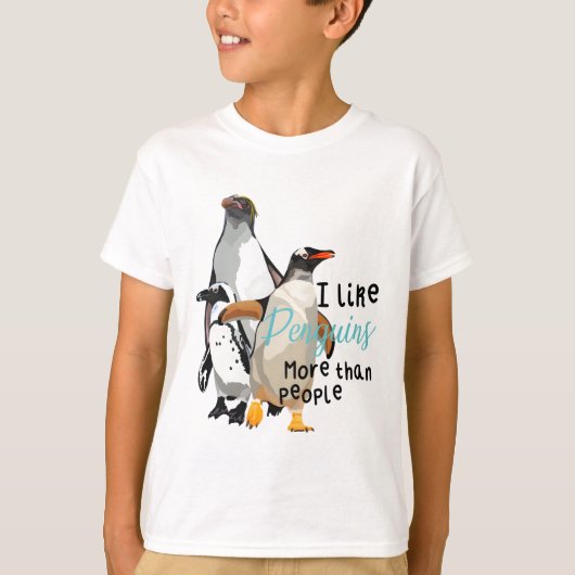 P is voor Penguin T-shirt (Voorkant)