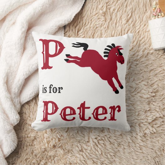 P is voor Peter Baby Sierkussen (Deken)