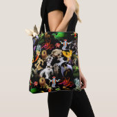 P is voor Phoenix Canvas tas (Zwart) (Dichtbij)