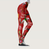 P is voor Phoenix Kerst Leggings (Rood) (Rechts)