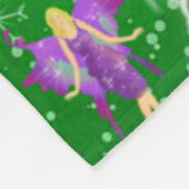 P is voor Phoenix kerstgeblindeerde (Groen) Fleece Deken (Hoek)