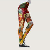 P is voor Phoenix Leggings (Goud) (Rechts)