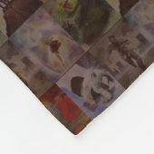 P is voor Phoenix Mosaic Fleece Deken (Hoek)