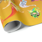 P is voor Phoenix Verpakkend document (Goud) Cadeaupapier (Rol Hoek)