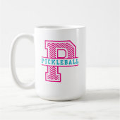 P is voor Pickleball Premium-Mok Koffiemok (Links)