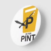 P is voor Pint Ronde Klok (Hoek)