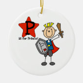 P is voor Prince Keramisch Ornament (Voorkant)