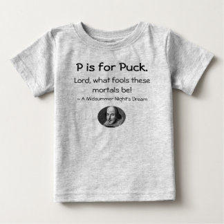 P is voor Puck ・ Een klein Shirt van Shakespeare