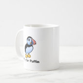 P is voor Puffin Koffiemok (Voorkant links)