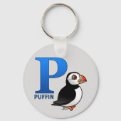 P is voor Puffin Sleutelhanger (Voorkant)