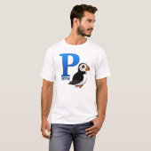 P is voor Puffin T-shirt (Voorkant volledig)