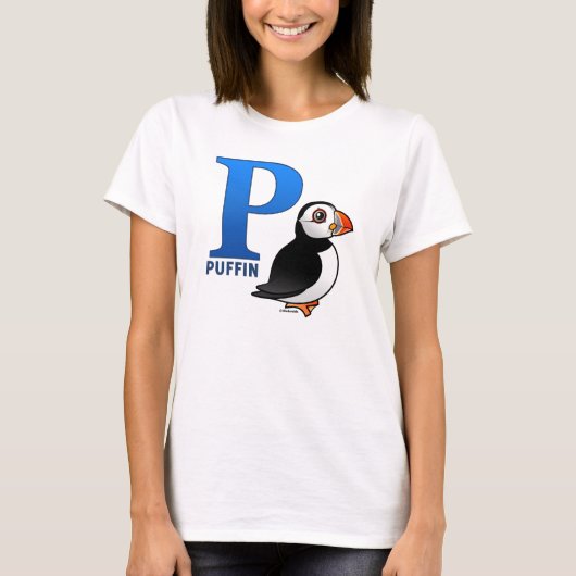 P is voor Puffin T-shirt (Voorkant)