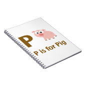 P is voor Varkens Notitieboek (Rechterzijde)