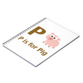 P is voor Varkens Notitieboek (Linkerzijde)