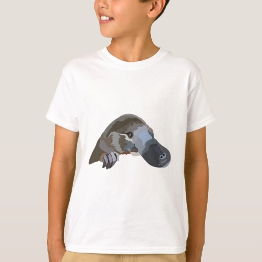 P is voor vogelbekdier t-shirt (Voorkant)